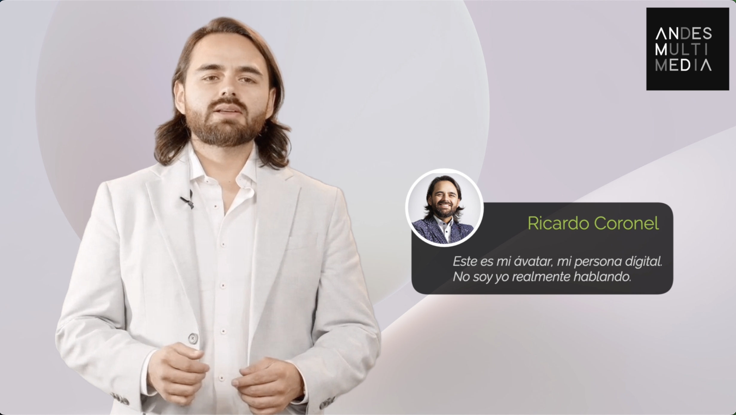 Demo of artificial intelligence solutions by Andes Multimedia