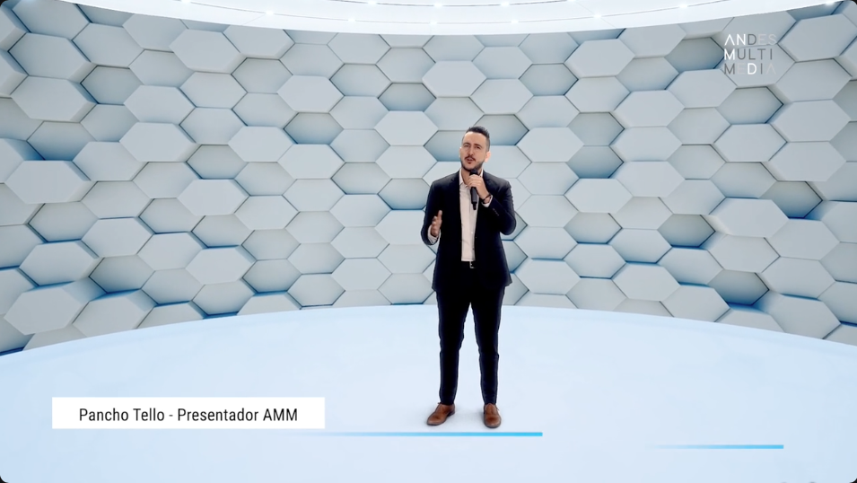 Virtual Set and Web Show demo by Andes Multimedia